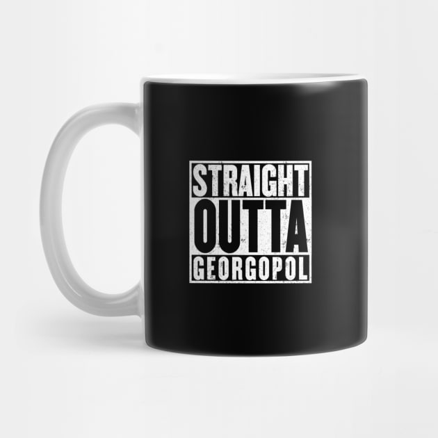 Straight Outta Georgopol T-shirt by mangobanana